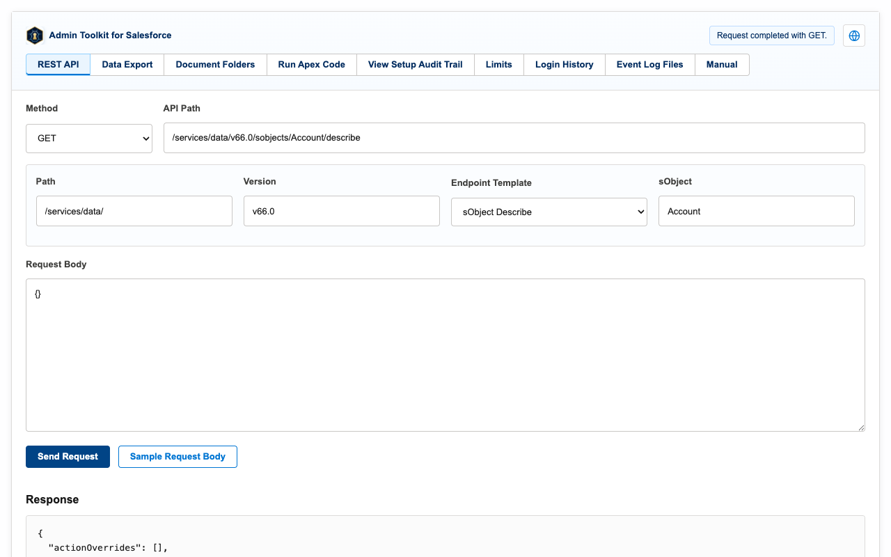 REST JSON response